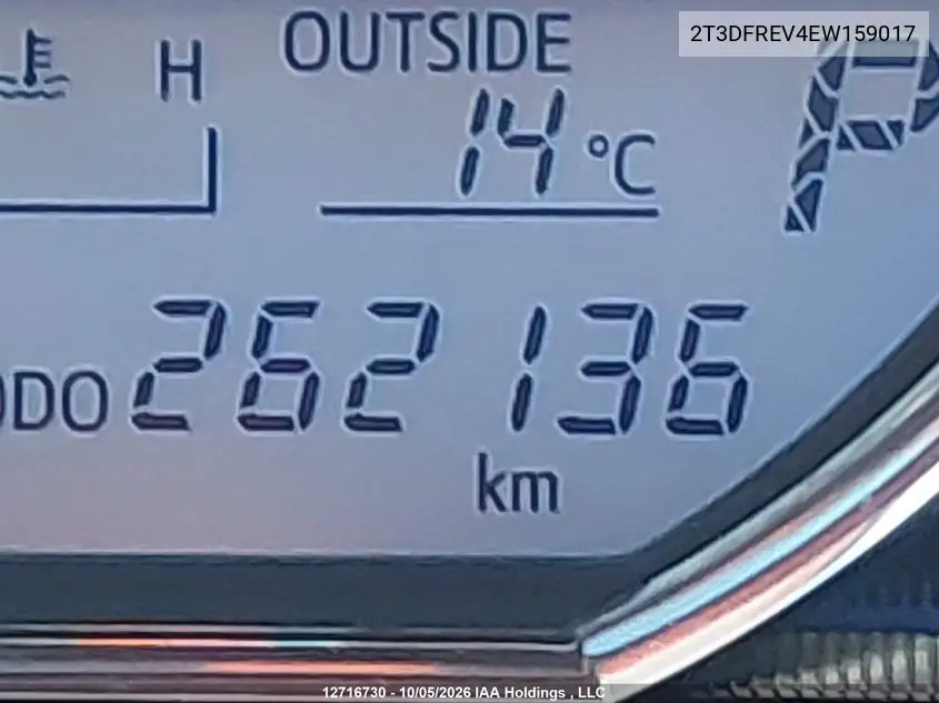 2014 TOYOTA RAV 4 VIN 2T3DFREV4EW159017 — фото 15