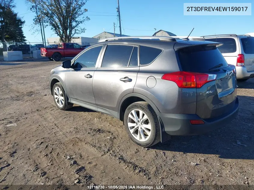 2014 TOYOTA RAV 4 VIN 2T3DFREV4EW159017 — фото 3