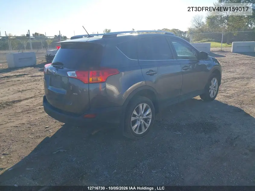 2014 TOYOTA RAV 4 VIN 2T3DFREV4EW159017 — фото 4