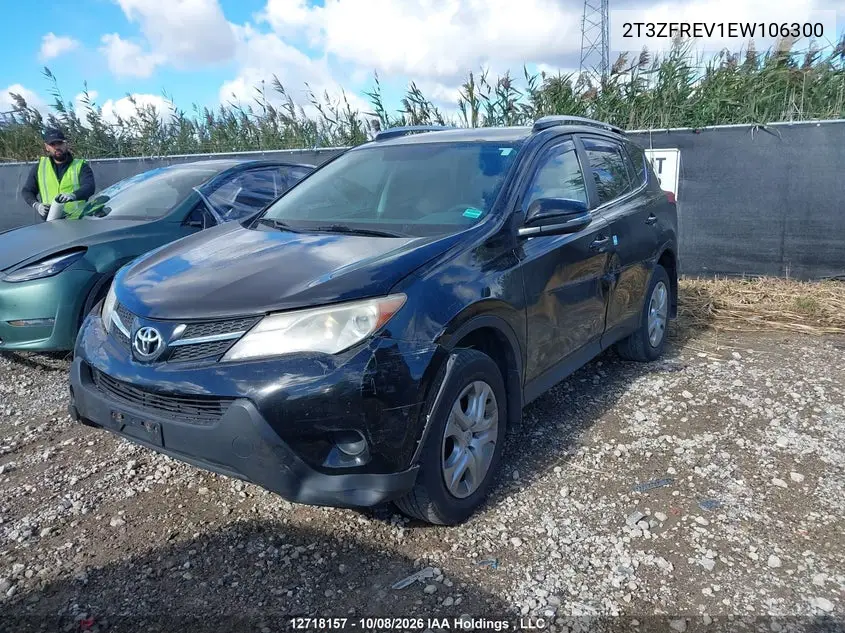 2014 TOYOTA RAV 4 VIN 2T3ZFREV1EW106300 — фото 2