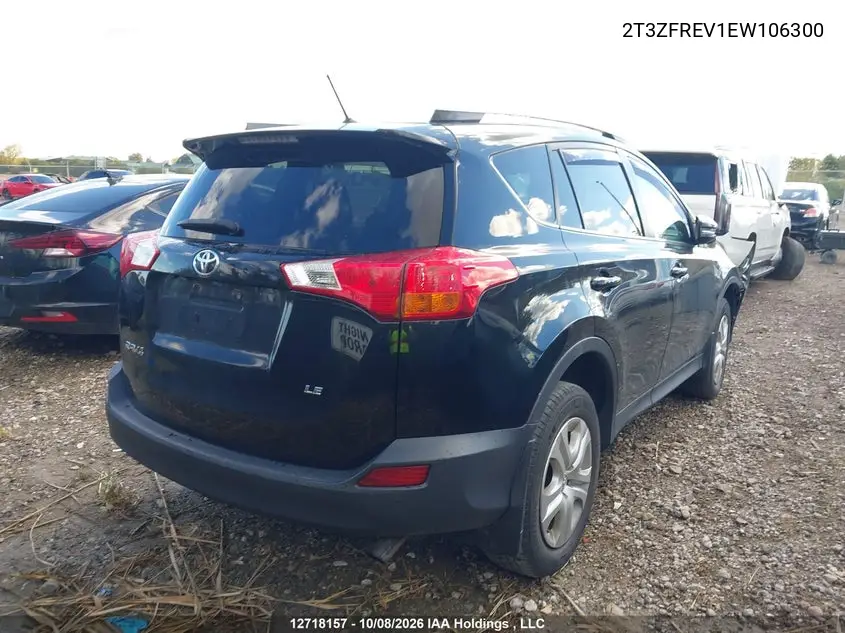 2014 TOYOTA RAV 4 VIN 2T3ZFREV1EW106300 — фото 4