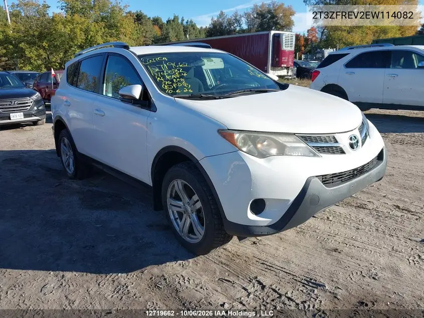 TOYOTA RAV 4 2014, VIN 2T3ZFREV2EW114082
