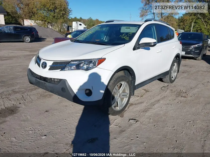 2014 TOYOTA RAV 4 VIN 2T3ZFREV2EW114082 — фото 2