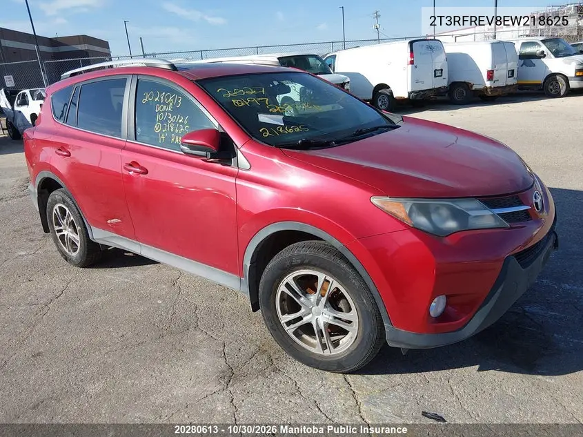 TOYOTA RAV 4 2014, VIN 2T3RFREV8EW218625