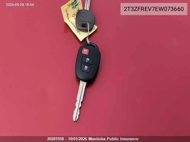 2014 TOYOTA RAV 4 VIN 2T3ZFREV7EW073660 — фото 11