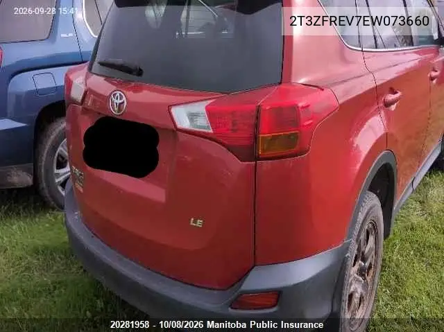 2014 TOYOTA RAV 4 VIN 2T3ZFREV7EW073660 — фото 4