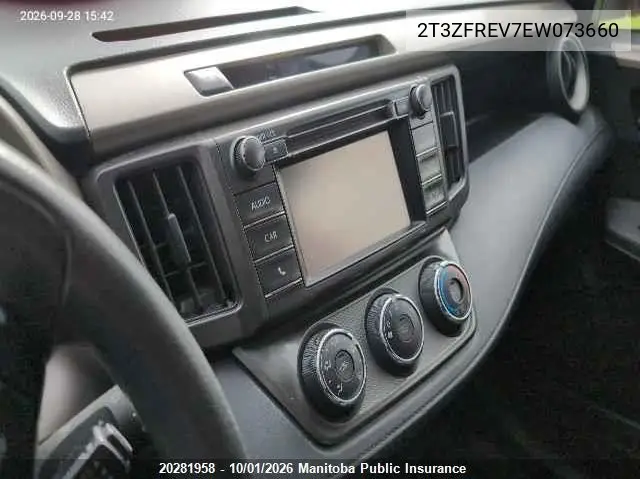 2014 TOYOTA RAV 4 VIN 2T3ZFREV7EW073660 — фото 5