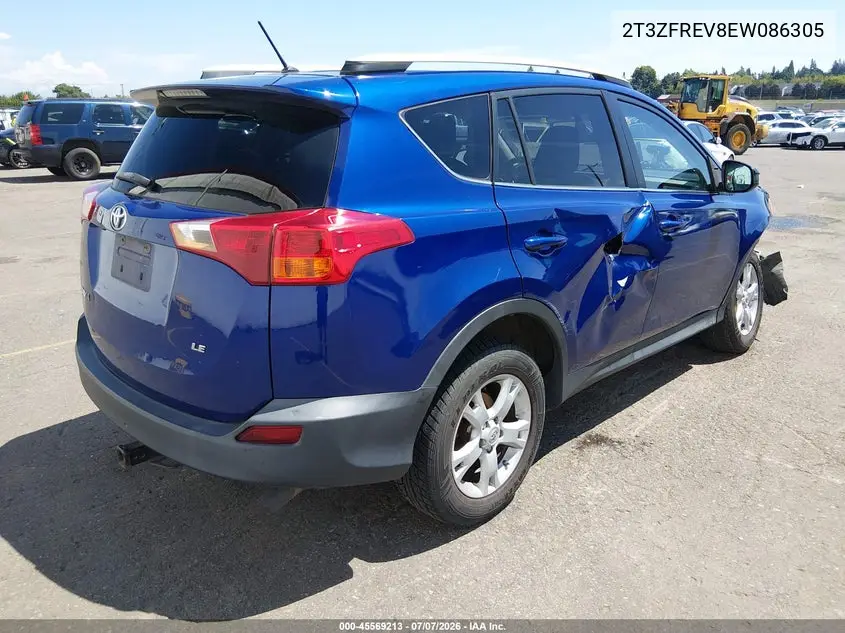 2014 TOYOTA RAV 4 VIN 2T3ZFREV8EW086305 — фото 4