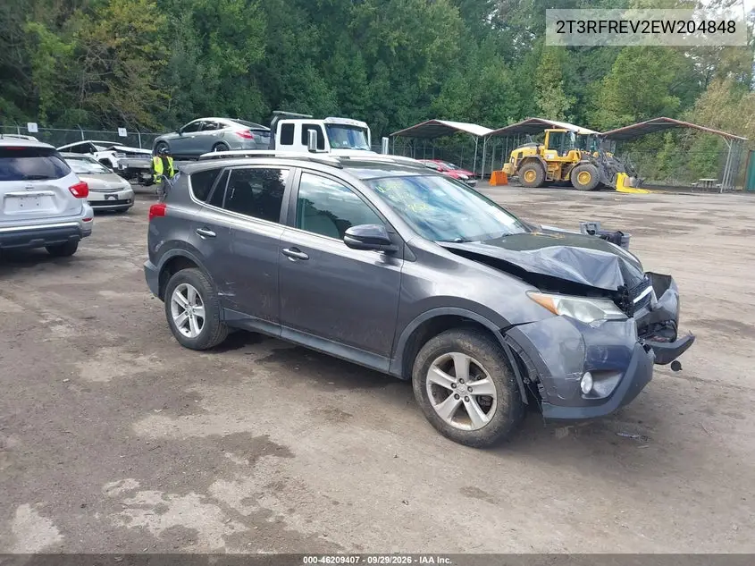 2014 TOYOTA RAV 4 VIN 2T3RFREV2EW204848 — фото 2