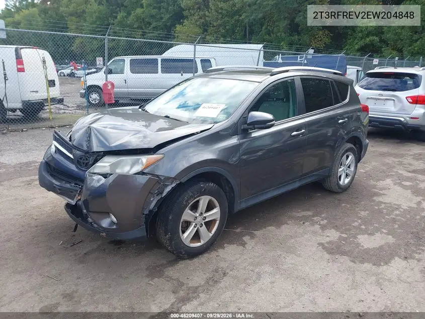 TOYOTA RAV 4 2014, VIN 2T3RFREV2EW204848