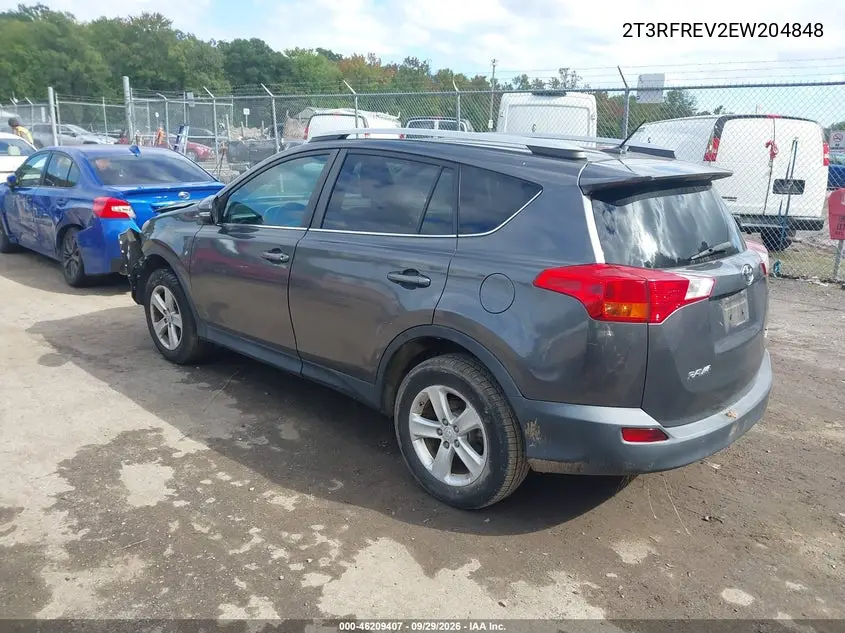 2014 TOYOTA RAV 4 VIN 2T3RFREV2EW204848 — фото 3