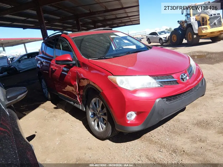 TOYOTA RAV 4 2014, VIN 2T3DFREV9EW139426
