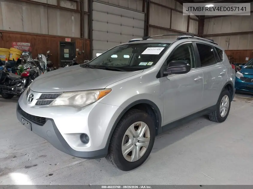 2014 TOYOTA RAV 4 VIN JTMBFREV4ED057141 — фото 2