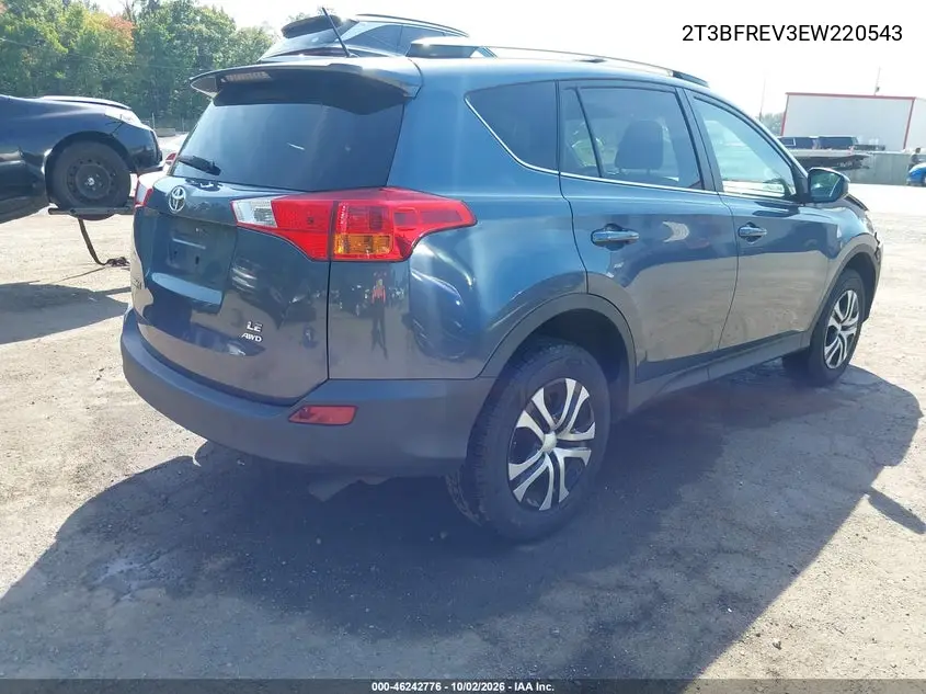 2014 TOYOTA RAV 4 VIN 2T3BFREV3EW220543 — фото 4