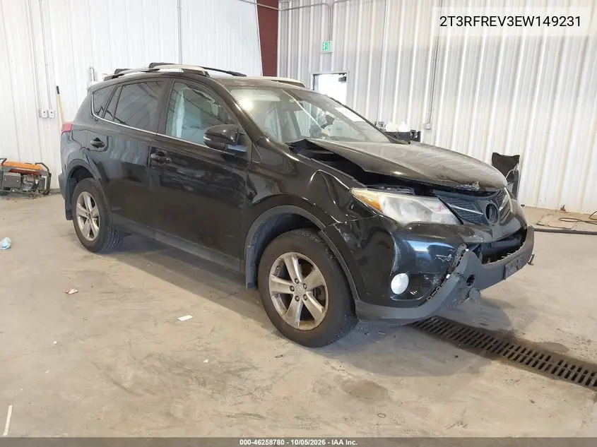 TOYOTA RAV 4 2014, VIN 2T3RFREV3EW149231