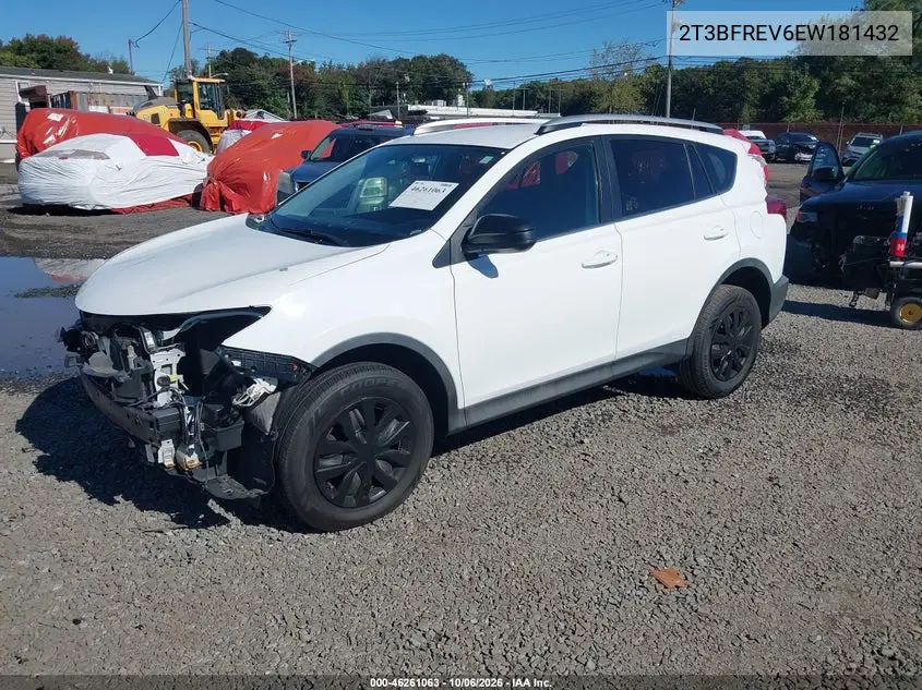 2014 TOYOTA RAV 4 VIN 2T3BFREV6EW181432 — фото 2