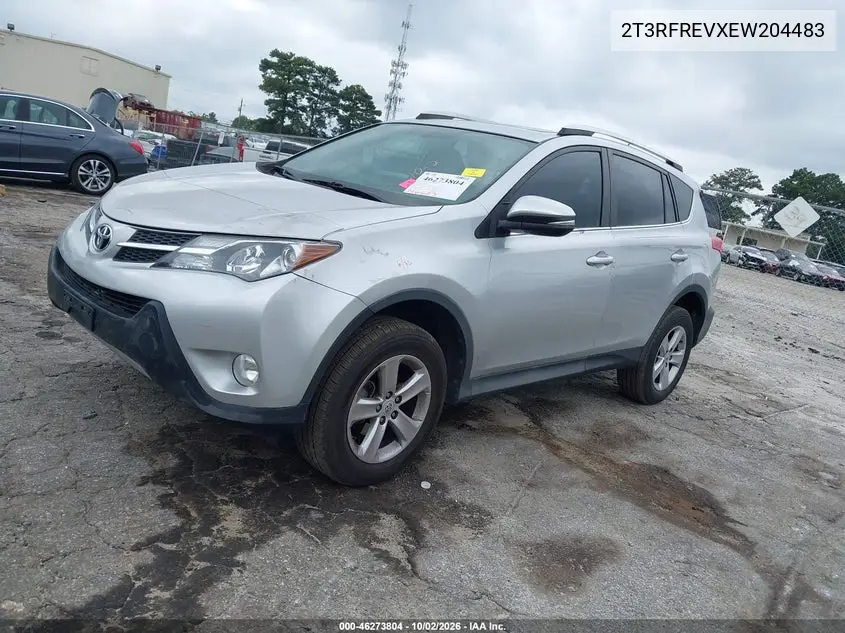 2014 TOYOTA RAV 4 VIN 2T3RFREVXEW204483 — фото 2