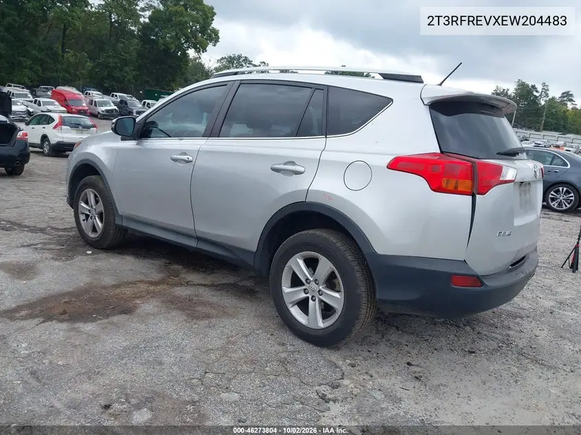 2014 TOYOTA RAV 4 VIN 2T3RFREVXEW204483 — фото 3