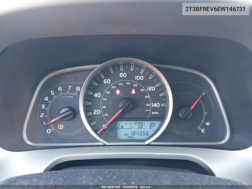 2014 TOYOTA RAV 4 VIN 2T3BFREV6EW146731 — фото 7