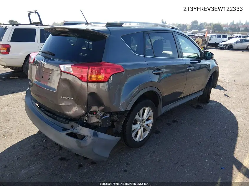 2014 TOYOTA RAV 4 VIN 2T3YFREV3EW122333 — фото 4
