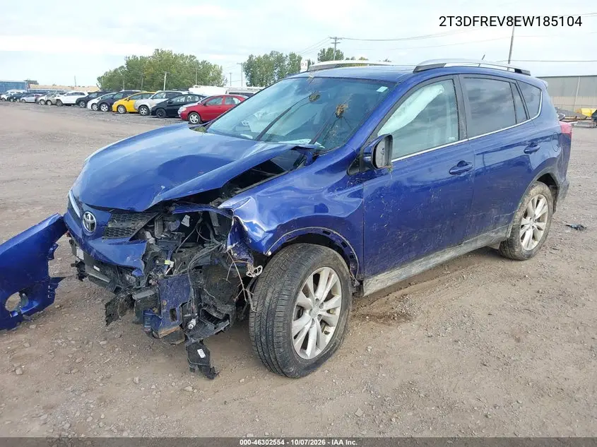 2014 TOYOTA RAV 4 VIN 2T3DFREV8EW185104 — фото 2