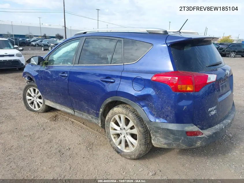 2014 TOYOTA RAV 4 VIN 2T3DFREV8EW185104 — фото 3