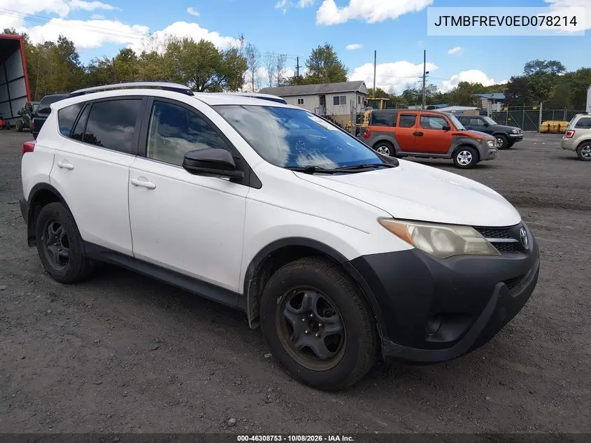 TOYOTA RAV 4 2014, VIN JTMBFREV0ED078214