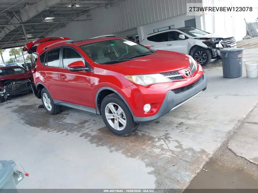 TOYOTA RAV 4 2014, VIN 2T3WFREV8EW123078