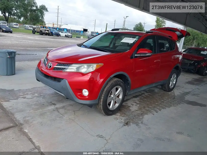 2014 TOYOTA RAV 4 VIN 2T3WFREV8EW123078 — фото 2