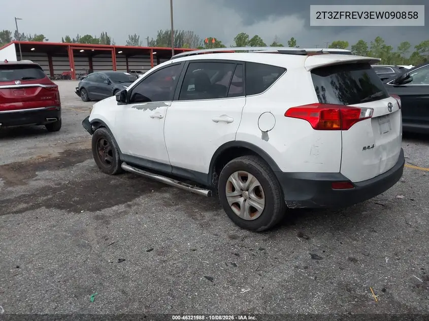 2014 TOYOTA RAV 4 VIN 2T3ZFREV3EW090858 — фото 3