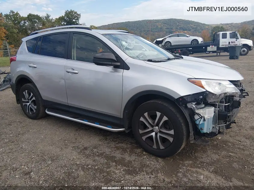 TOYOTA RAV 4 2014, VIN JTMBFREV1EJ000560