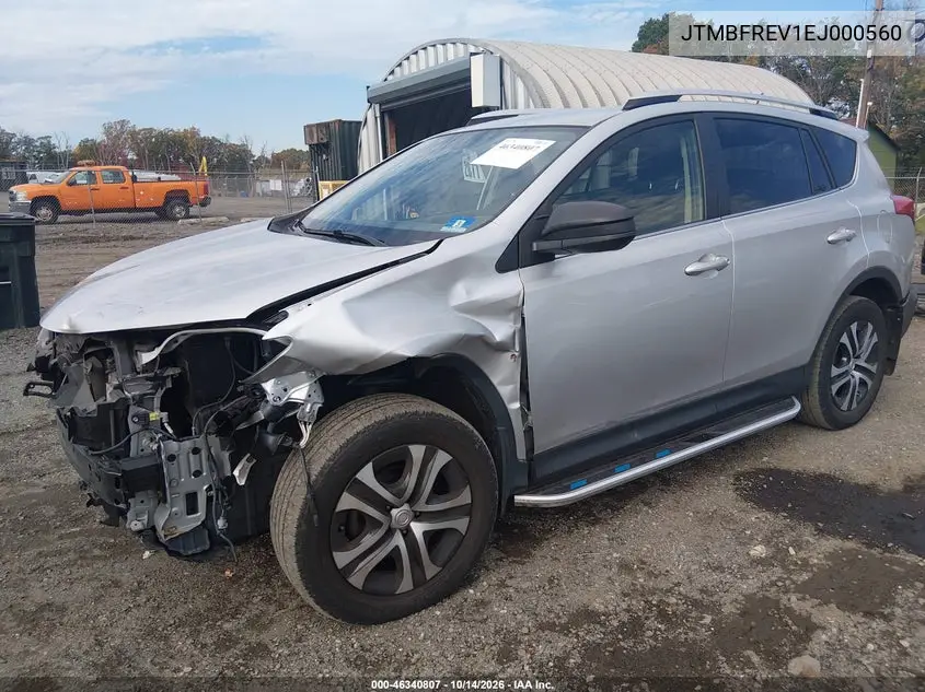 2014 TOYOTA RAV 4 VIN JTMBFREV1EJ000560 — фото 2