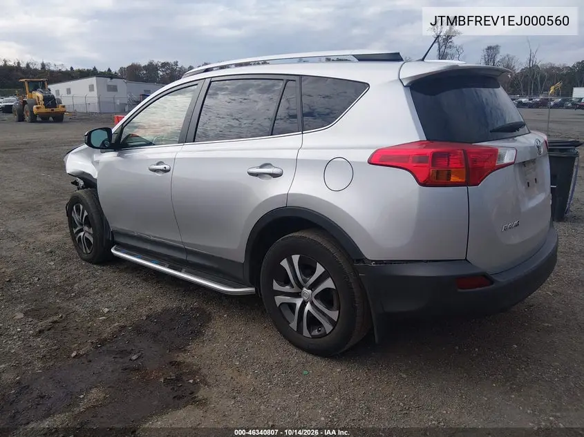 2014 TOYOTA RAV 4 VIN JTMBFREV1EJ000560 — фото 3