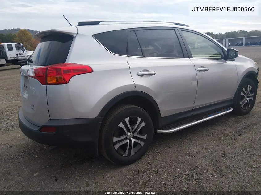 2014 TOYOTA RAV 4 VIN JTMBFREV1EJ000560 — фото 4