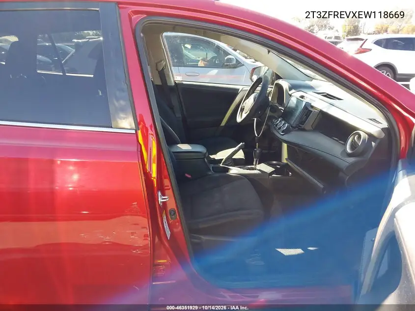 2014 TOYOTA RAV 4 VIN 2T3ZFREVXEW118669 — фото 5