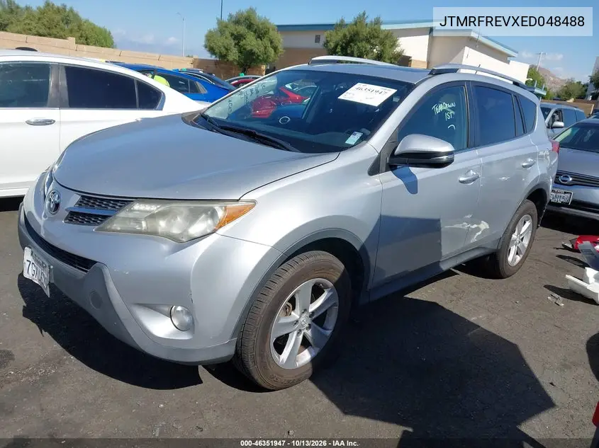 2014 TOYOTA RAV 4 VIN JTMRFREVXED048488 — фото 2