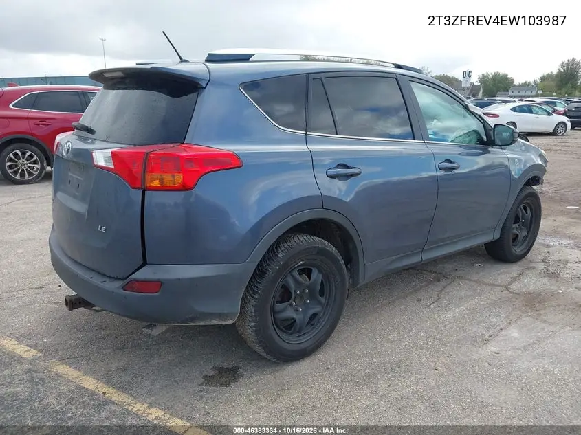 2014 TOYOTA RAV 4 VIN 2T3ZFREV4EW103987 — фото 4
