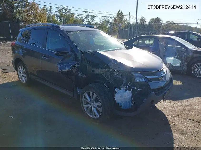 TOYOTA RAV 4 2014, VIN 2T3DFREV6EW212414