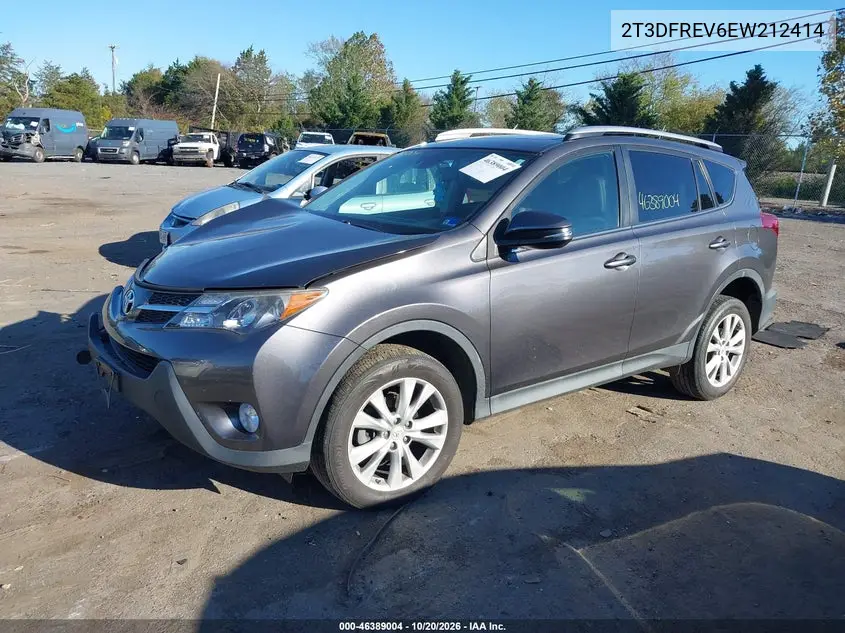 2014 TOYOTA RAV 4 VIN 2T3DFREV6EW212414 — фото 2