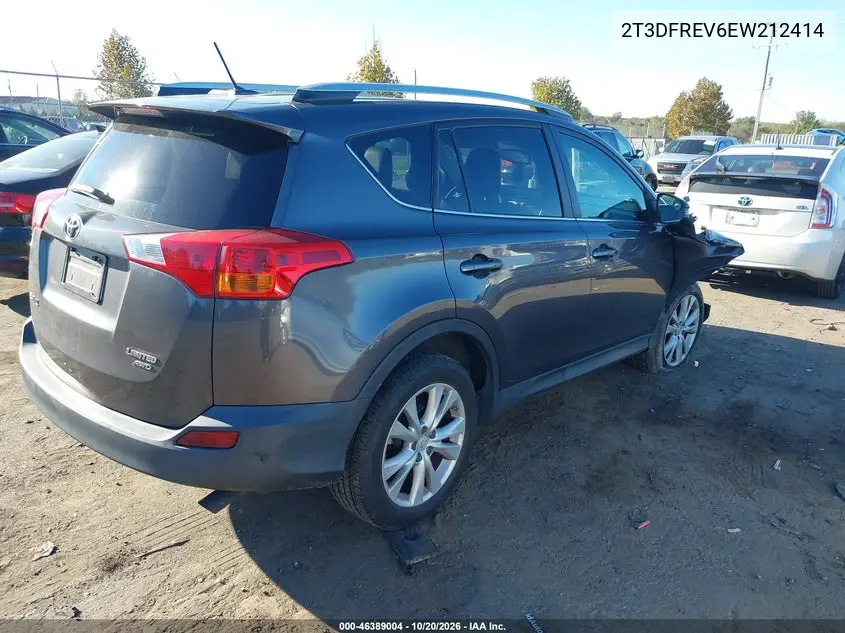2014 TOYOTA RAV 4 VIN 2T3DFREV6EW212414 — фото 4