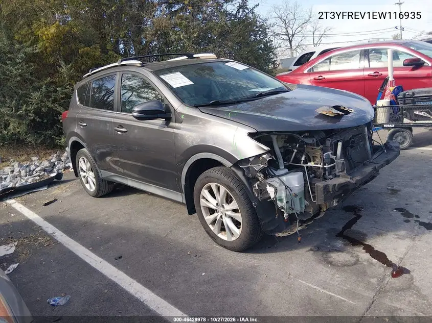 TOYOTA RAV 4 2014, VIN 2T3YFREV1EW116935