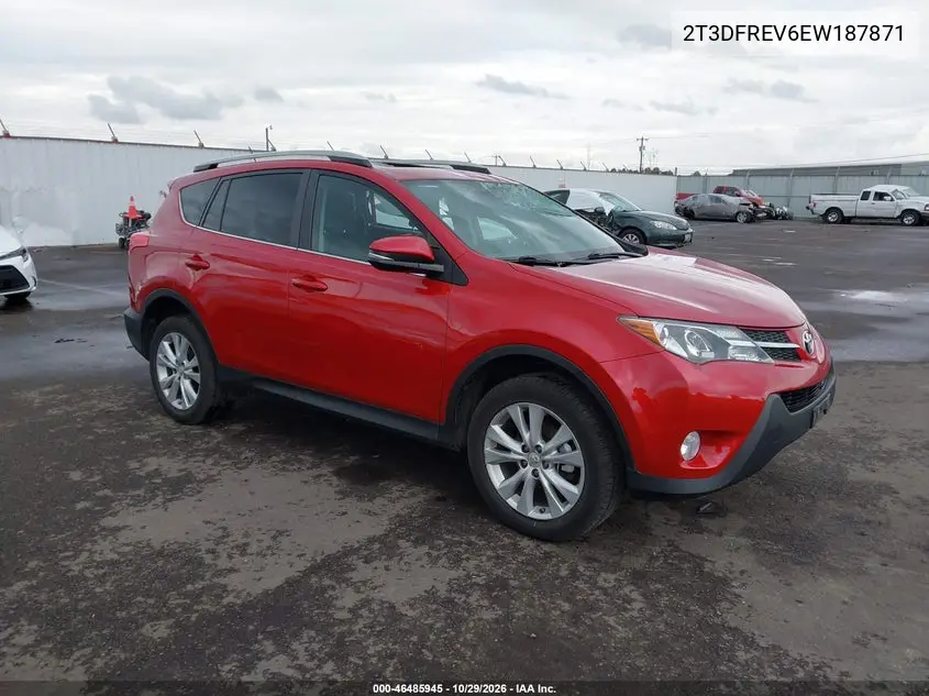 TOYOTA RAV 4 2014, VIN 2T3DFREV6EW187871