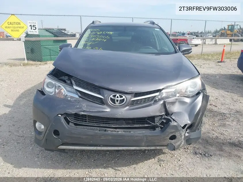 2015 TOYOTA RAV 4 VIN 2T3RFREV9FW303006 — фото 12