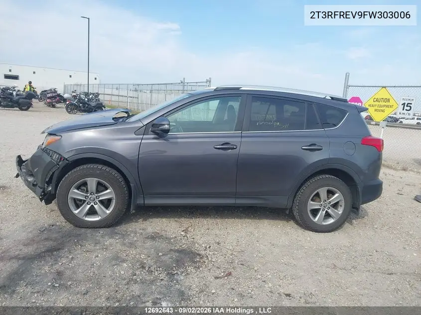 2015 TOYOTA RAV 4 VIN 2T3RFREV9FW303006 — фото 14