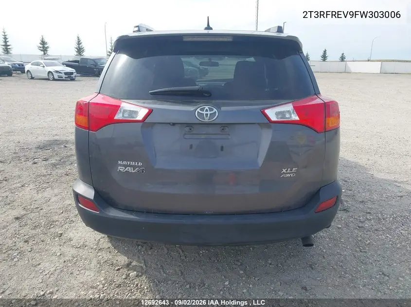 2015 TOYOTA RAV 4 VIN 2T3RFREV9FW303006 — фото 16