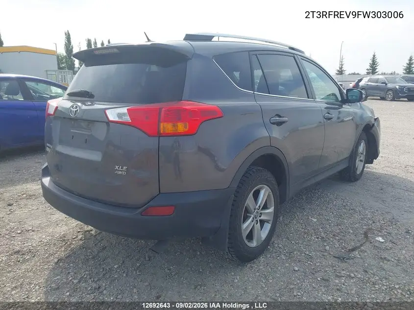 2015 TOYOTA RAV 4 VIN 2T3RFREV9FW303006 — фото 4