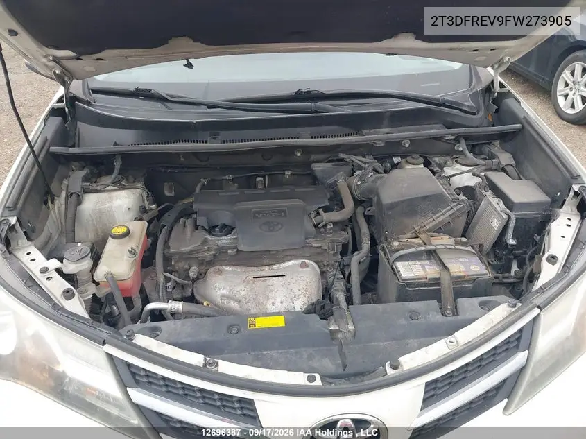 2015 TOYOTA RAV 4 VIN 2T3DFREV9FW273905 — фото 10