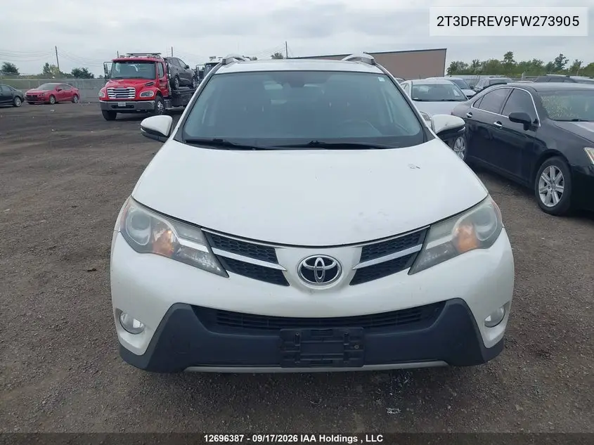 2015 TOYOTA RAV 4 VIN 2T3DFREV9FW273905 — фото 12