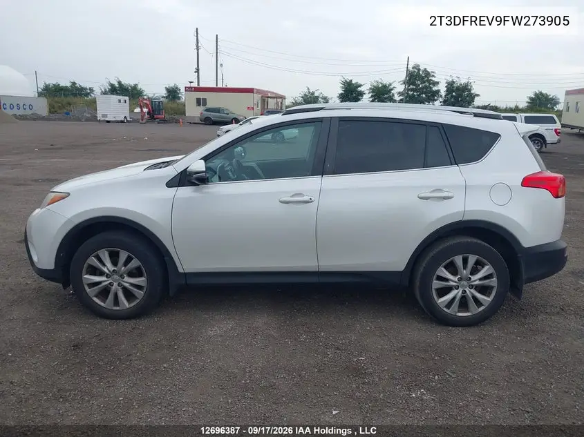 2015 TOYOTA RAV 4 VIN 2T3DFREV9FW273905 — фото 14
