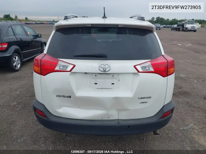 2015 TOYOTA RAV 4 VIN 2T3DFREV9FW273905 — фото 16